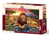 Art Hayvanlar 1000 Parça Yetişkin Puzzle