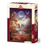 Art Puzzle 1000 Parça Ayışığı Baykuşları 5273