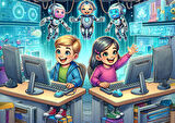 Art Çocuk Robotik Kodlama 200 Parça Puzzle