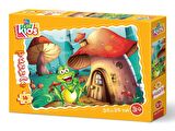 Yappuzz Mutlu Kurbağa 3+ Yaş Büyük Boy Puzzle 16 Parça