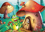 Yappuzz Mutlu Kurbağa 3+ Yaş Büyük Boy Puzzle 16 Parça