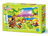 Yappuzz Sevimli Gezginler 3+ Yaş Büyük Boy Puzzle 25 Parça