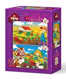 Art Yaşam 35+60 Parça Çocuk Puzzle