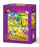 Art Yaşam 35+60 Parça Çocuk Puzzle