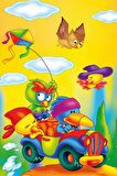 Art Hayvanlar 16 Parça Çocuk Puzzle