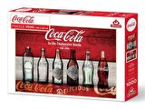 Art Puzzle Coca - Cola Vintage Şişeler 15+ Yaş Küçük Boy Puzzle 1000 Parça