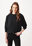 Mavi Lux Touch Siyah Modal Sweatshirt 168837-900