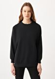 Mavi Lux Touch Siyah Modal Sweatshirt 168837-900