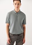 Mavi Lux Touch Polo Yaka Modal Gri Tişört 066157-31345