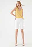 Mavi Alexis Gold Beyaz Jean Şort 1441530484