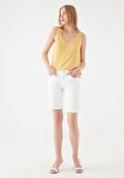 Mavi Alexis Gold Beyaz Jean Şort 1441530484