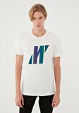 Mavi Reflektör Logo Baskılı Black Pro Beyaz Tişört 066255-30701