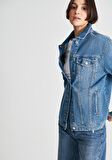 Karla Gold Icon Mavi Jean Ceket 110154-30868