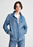 Karla Gold Icon Mavi Jean Ceket 110154-30868