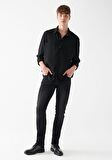 M0035133159 Mavi Erkek Marcus Slim Straight Jean Pantolon Siyah