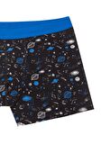 Mavi Gezegen Baskılı Siyah Boxer 092456-900