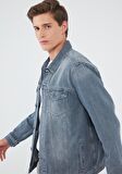 Mavi Drake Black Gri Jean Ceket 010143-33643