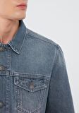 Mavi Drake Black Gri Jean Ceket 010143-33643