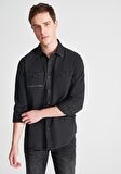 Mavi Rio Black Pro Antrasit Jean Gömlek 0295732905