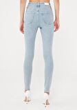 Serenay Gold Shape Mavi Jean Pantolon 100980-33430
