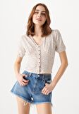 Rosie Gold Koyu Mavi Jean Şort 1447433874