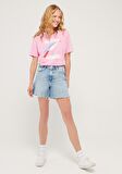Mavi Millie Icon Street Gölgeli Jean Şort 1458934576