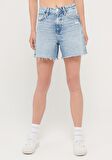 Mavi Millie Icon Street Gölgeli Jean Şort 1458934576