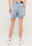 Mavi Millie Icon Street Gölgeli Jean Şort 1458934576