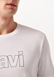 Mavi Logo Baskılı Beyaz Tişört 065781-620