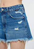 Rosie Gold Koyu Mavi Jean Şort 1447433874
