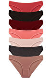 Vos Versa KozaBiat Kadın İç Giyim 7'li Bikini Karışık Renk - S, M, L VKB1002