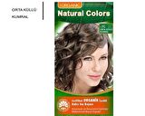 Natural Colors 7C Orta Küllü Kumral Organik Saç Boyası