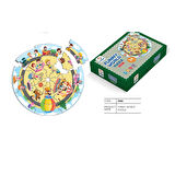 Haki Eğitici Dünya 5166 3+ Yaş Büyük Boy Puzzle 24 Parça