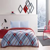 Taç 1000043277 Çift Kişilik Polar Battaniye Kırmızı 200 x 220 cm Set