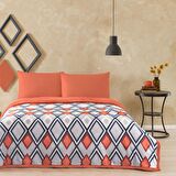 Taç Tek Kişilik Polar Battaniye Turuncu 160 x 220 cm Set