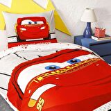 Taç Disney Cars Lightning Pamuk Tek Kişilik Nevresim Takımı