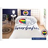 TAÇ FENERBAHÇE YARIM LOGO TEK KİŞİLİK PİKE TAKIMI LİSANSLI