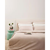 Linens X TENCEL™ Lyocell 2'li Volanlı Yastık Kılıfı Beyaz