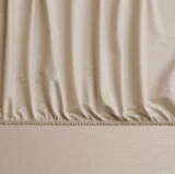 Linens Mix&Match Pamuk Saten Çift Kişilik Lastikli Çarşaf Camel