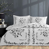 Linens Allday Nelson Pamuk Saten Nevresim Takımı Çift Kişilik Gri