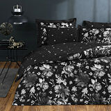Linens Wıntor Pamuk Saten Nevresim Takımı Çift Kişilik Siyah