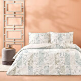 Linens Allday Wiley Pamuk Saten Nevresim Takımı Çift Kişilik Taş