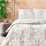 Linens Allday Wiley Pamuk Saten Nevresim Takımı Çift Kişilik Taş