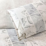Linens Allday Wiley Pamuk Saten Nevresim Takımı Çift Kişilik Taş