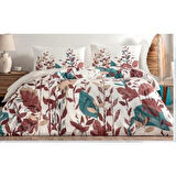 TAÇ DAİSY RANFORCE NEVRESİM TAKIMI EKRU ÇİFT KİŞİLİK