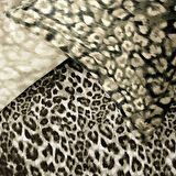 Taç Saten Çift Kişilik Leona Kahve Nevresim Takımı