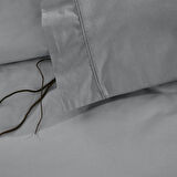 Taç Ranforce Basic Queen Size Nevresim Takımı Gri