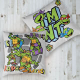 Lisanslı Ninja Gray Pamuk 40x40 Kırlent