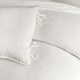 Linens Premium Hemlin Nevresim Takımı Çift Kişilik Beyaz