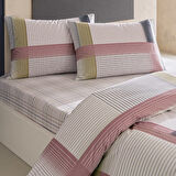 Taç Zyra Ranforce Tek Kişilik Nevresim Takımı Pembe